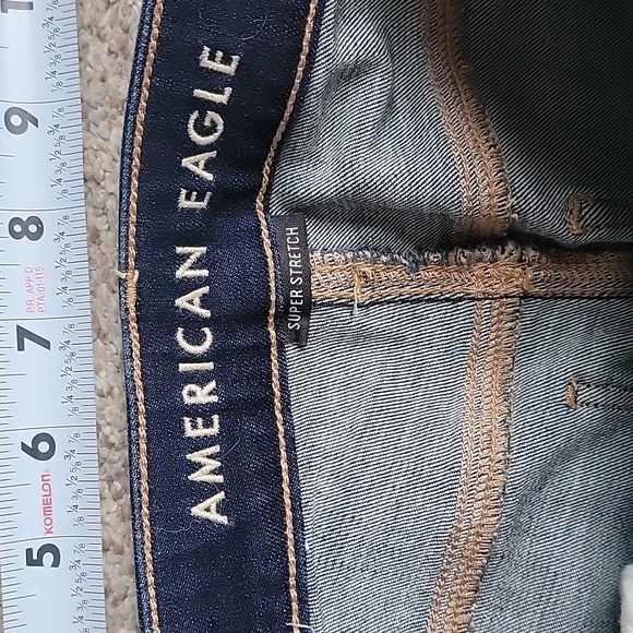 American Eagle women's denim high rise flare jeans size 2 - Picture 5 of 7